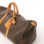 Louis Vuitton Keepall 50 Monogram Canvas Travel Bag in Brown M41426