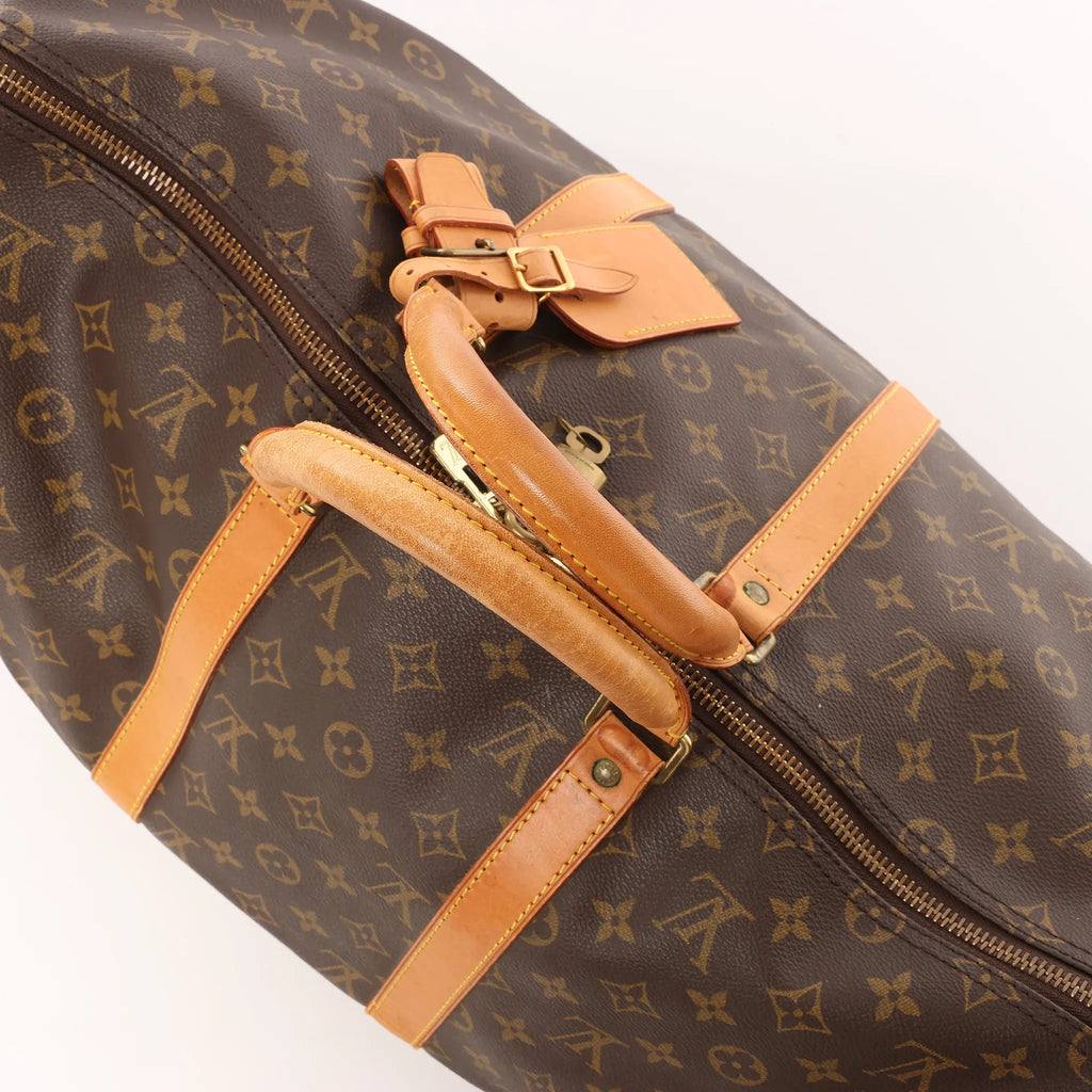 Louis Vuitton Keepall 50 Monogram Canvas Travel Bag in Brown M41426