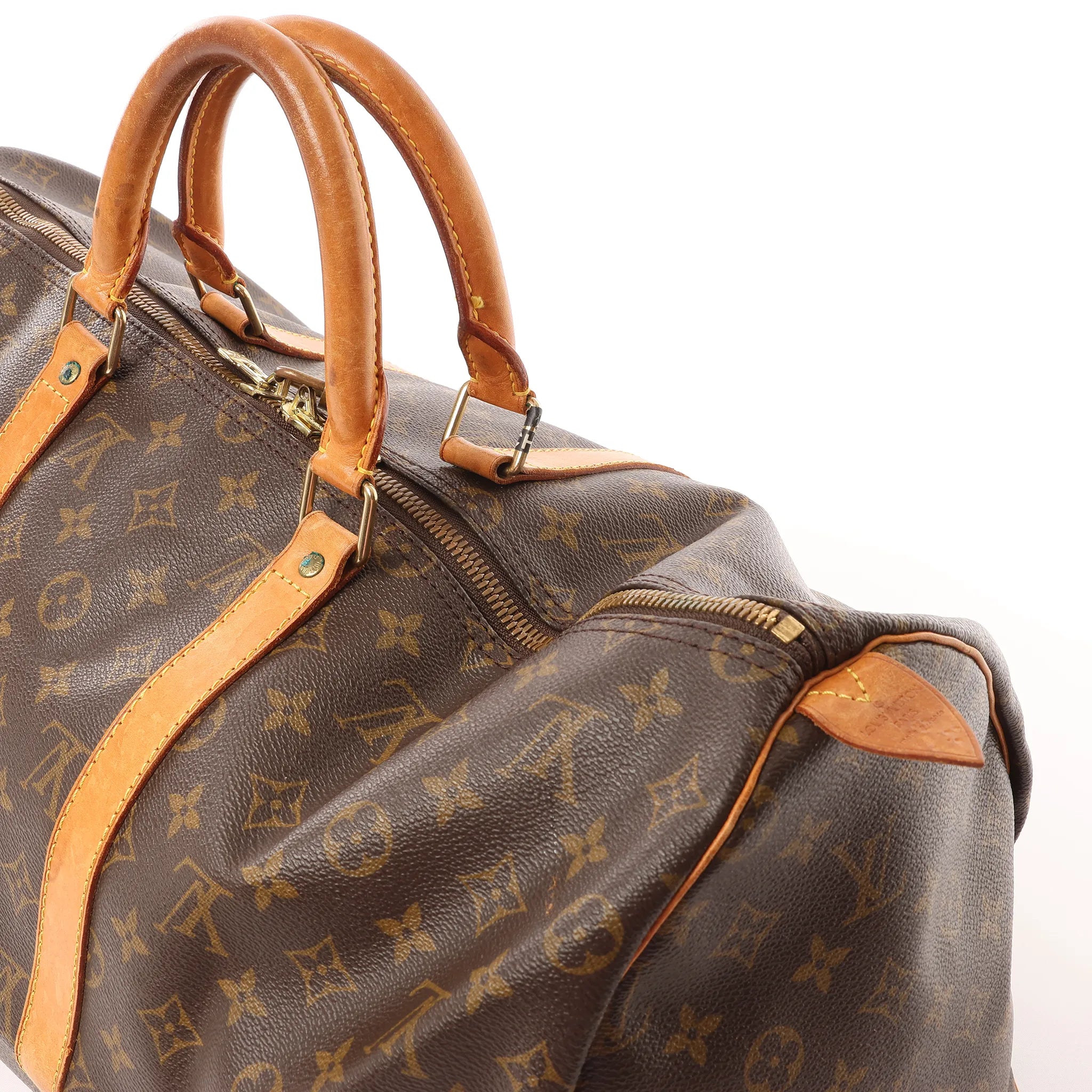 Louis Vuitton Keepall 50 Monogram Canvas Travel Bag in Brown M41426