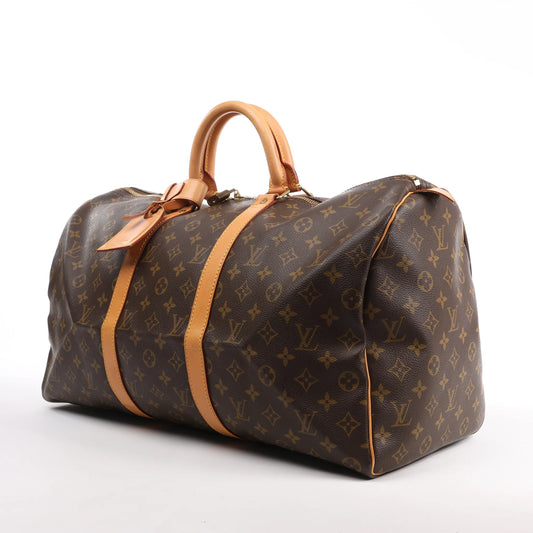 Louis Vuitton Monogram Canvas Keepall 50 Travel Bag M41426