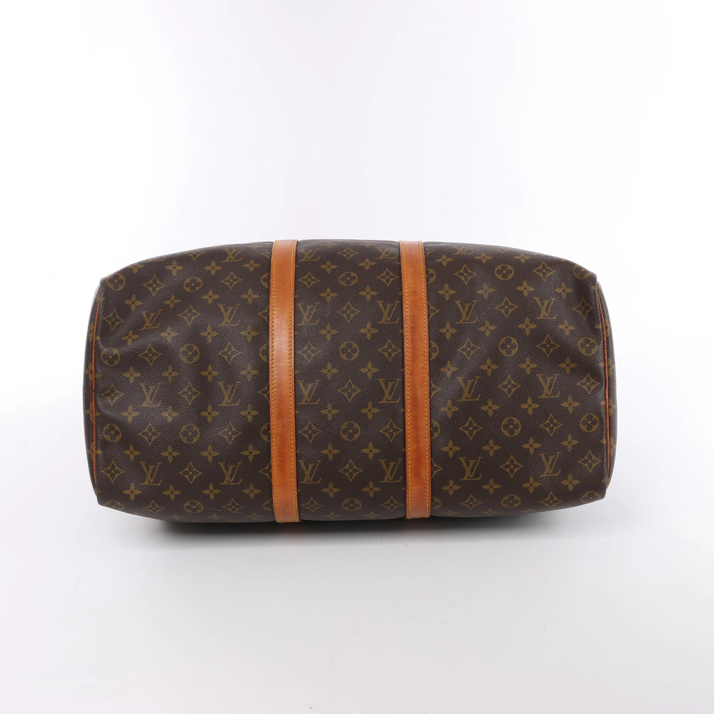 Louis Vuitton Keepall 50 Monogram Canvas Travel Bag in Brown M41426