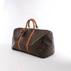 Louis Vuitton Keepall 50 Monogram Canvas Travel Bag in Brown M41426