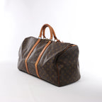 Louis Vuitton Keepall 50 Monogram Canvas Travel Bag in Brown M41426