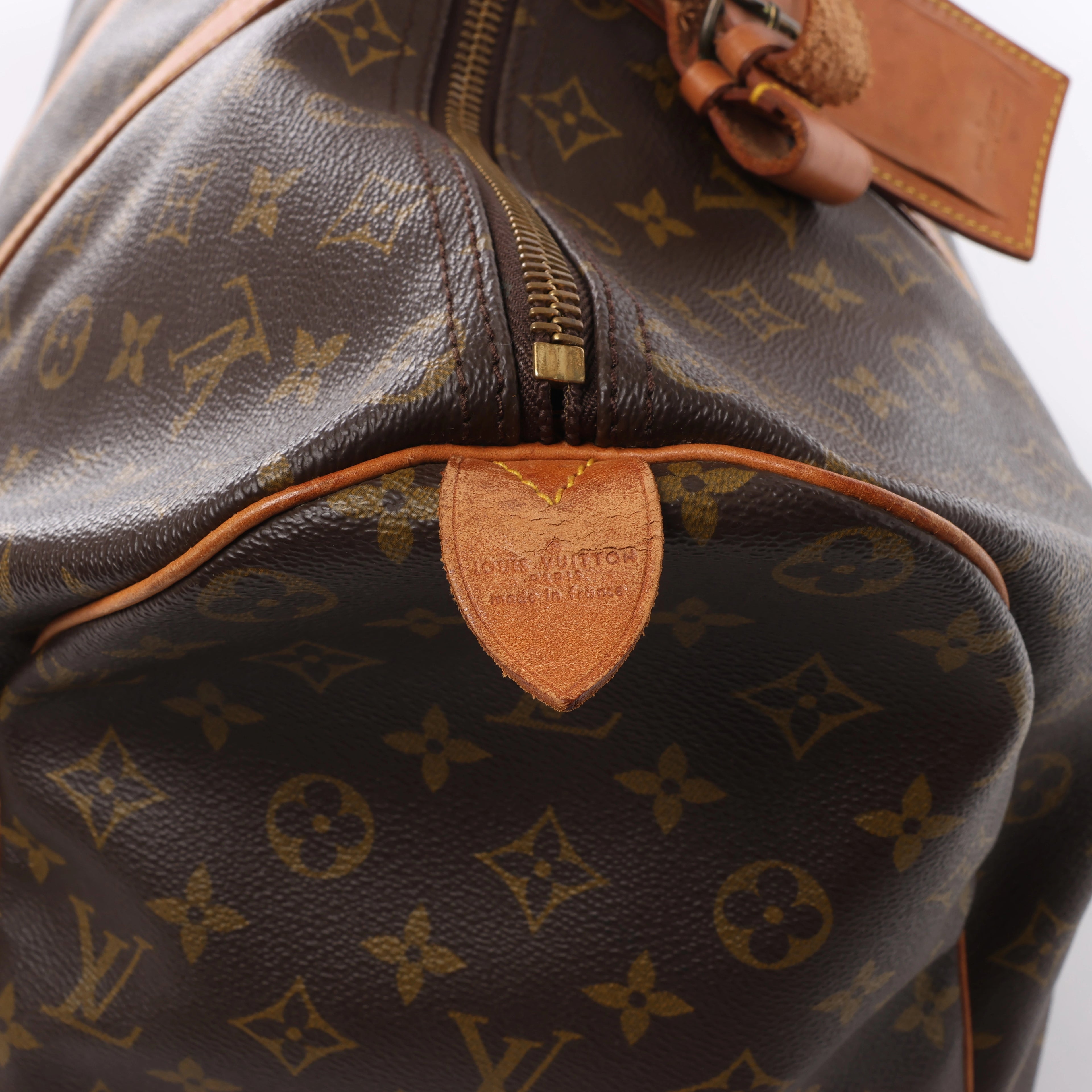 Louis Vuitton Keepall 50 Monogram Canvas Travel Bag in Brown M41426