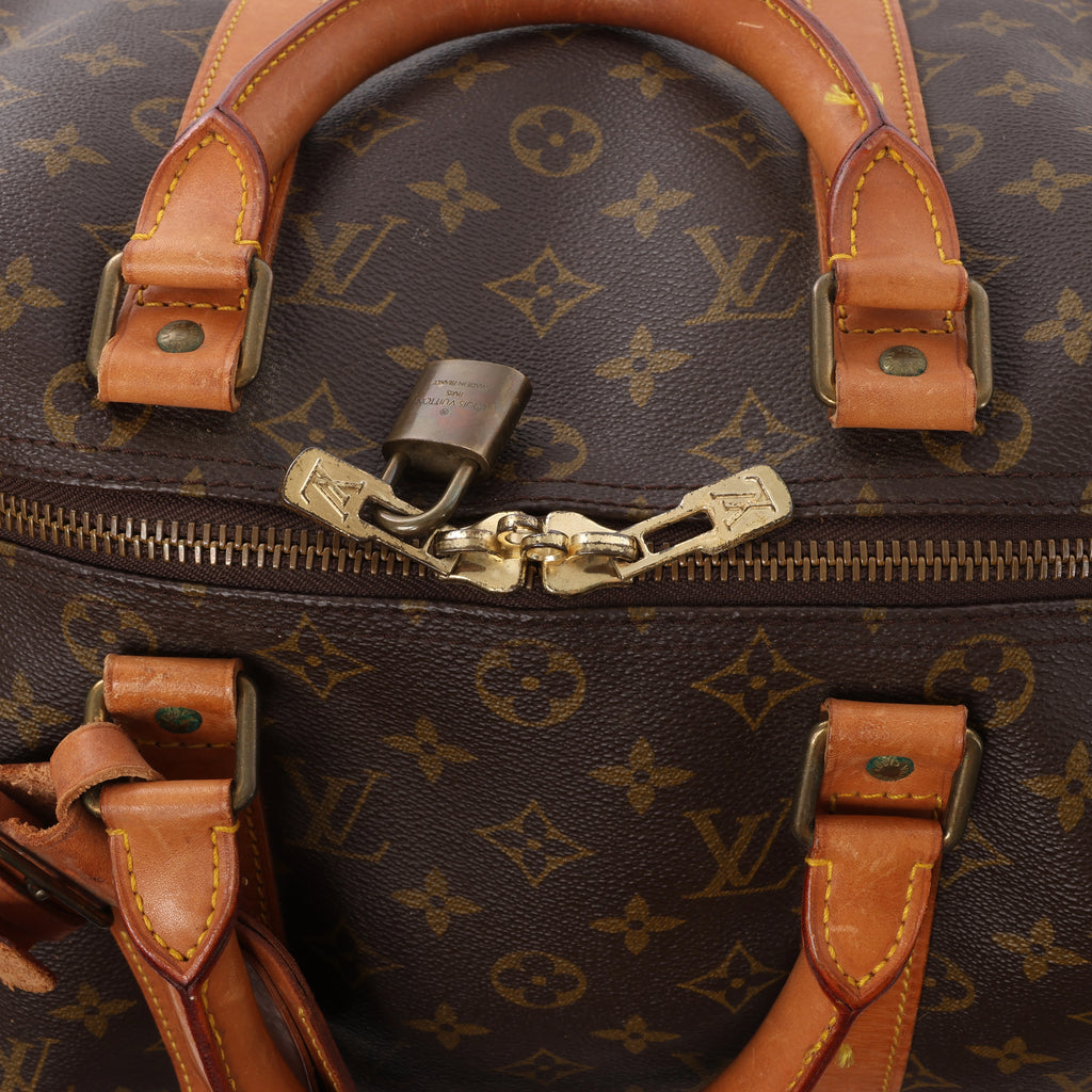 Louis Vuitton Keepall 50 Monogram Canvas Travel Bag in Brown M41426