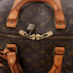 Louis Vuitton Keepall 50 Monogram Canvas Travel Bag in Brown M41426