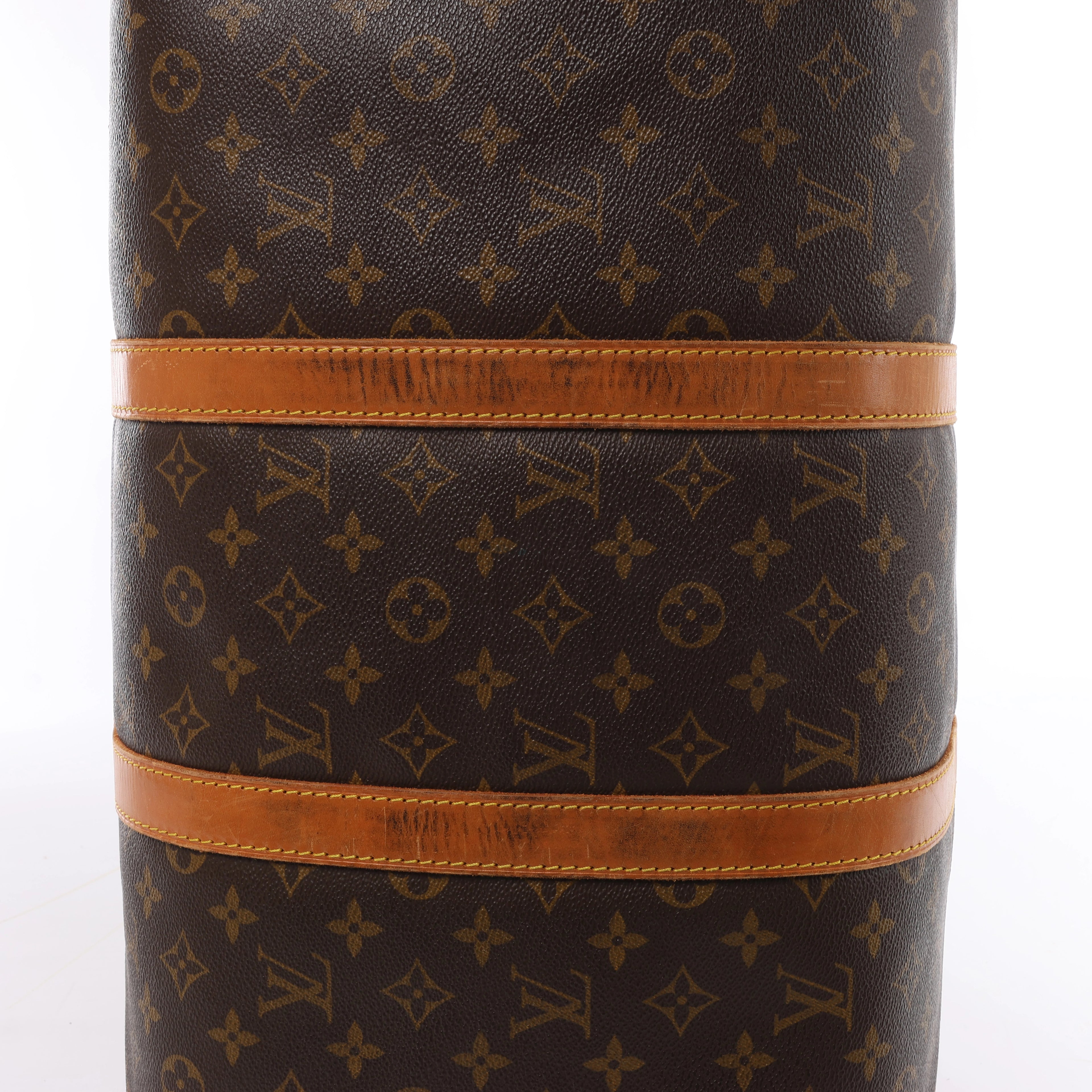 Bolsa de viaje Louis Vuitton Keepall 50 Monogram de lona en marrón M41426