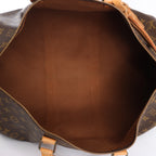 Bolsa de viaje Louis Vuitton Keepall 50 Monogram de lona en marrón M41426