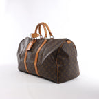 Bolsa de viaje Louis Vuitton Keepall 50 Monogram de lona en marrón M41426