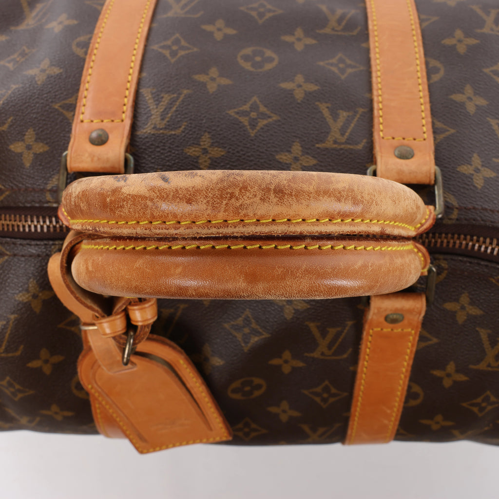 Bolsa de viaje Louis Vuitton Keepall 50 Monogram de lona en marrón M41426