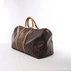 Bolso de viaje Louis Vuitton Keepall Bandoulière 50 Monogram Canvas en marrón M41416