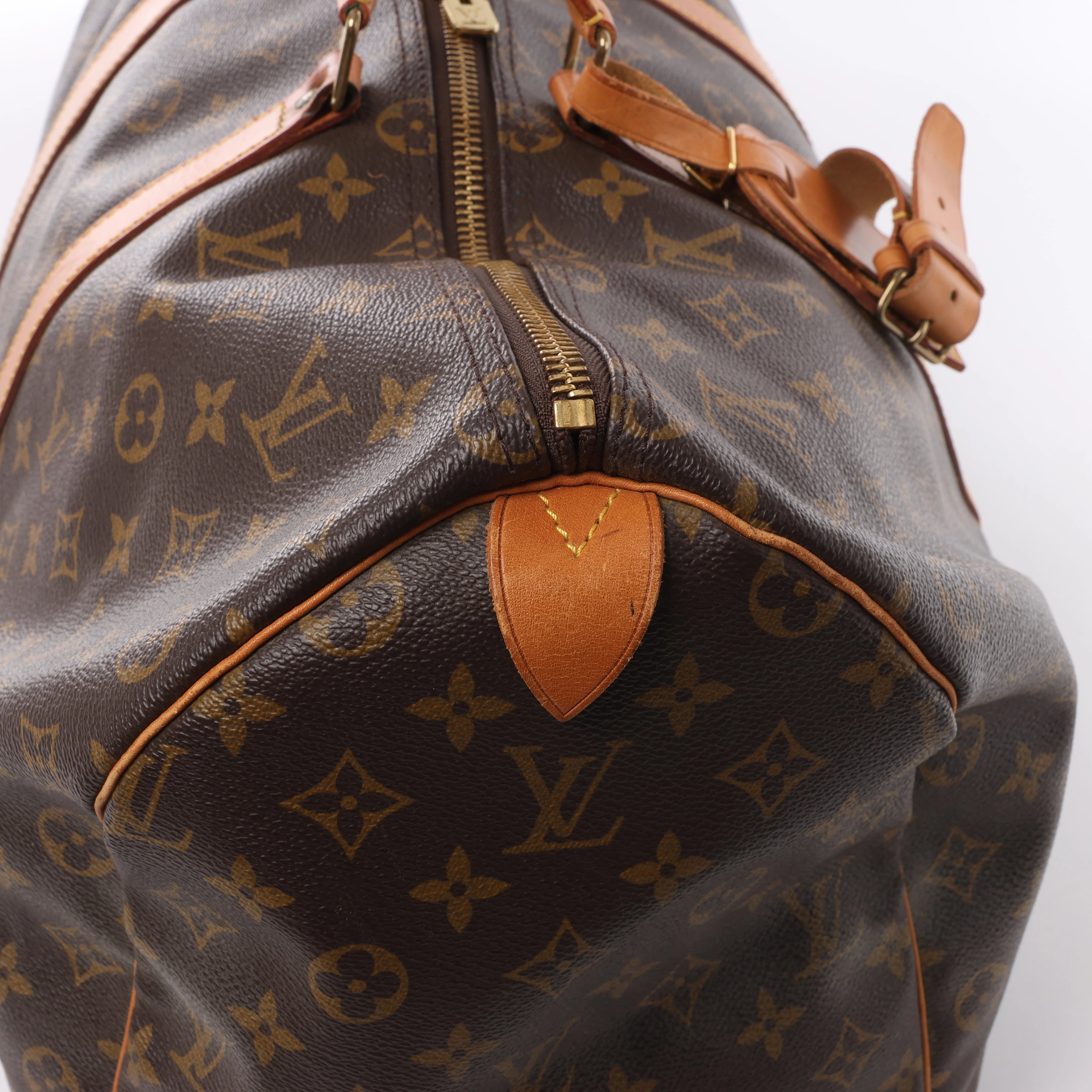 Bolso de viaje Louis Vuitton Keepall Bandoulière 50 Monogram Canvas en marrón M41416