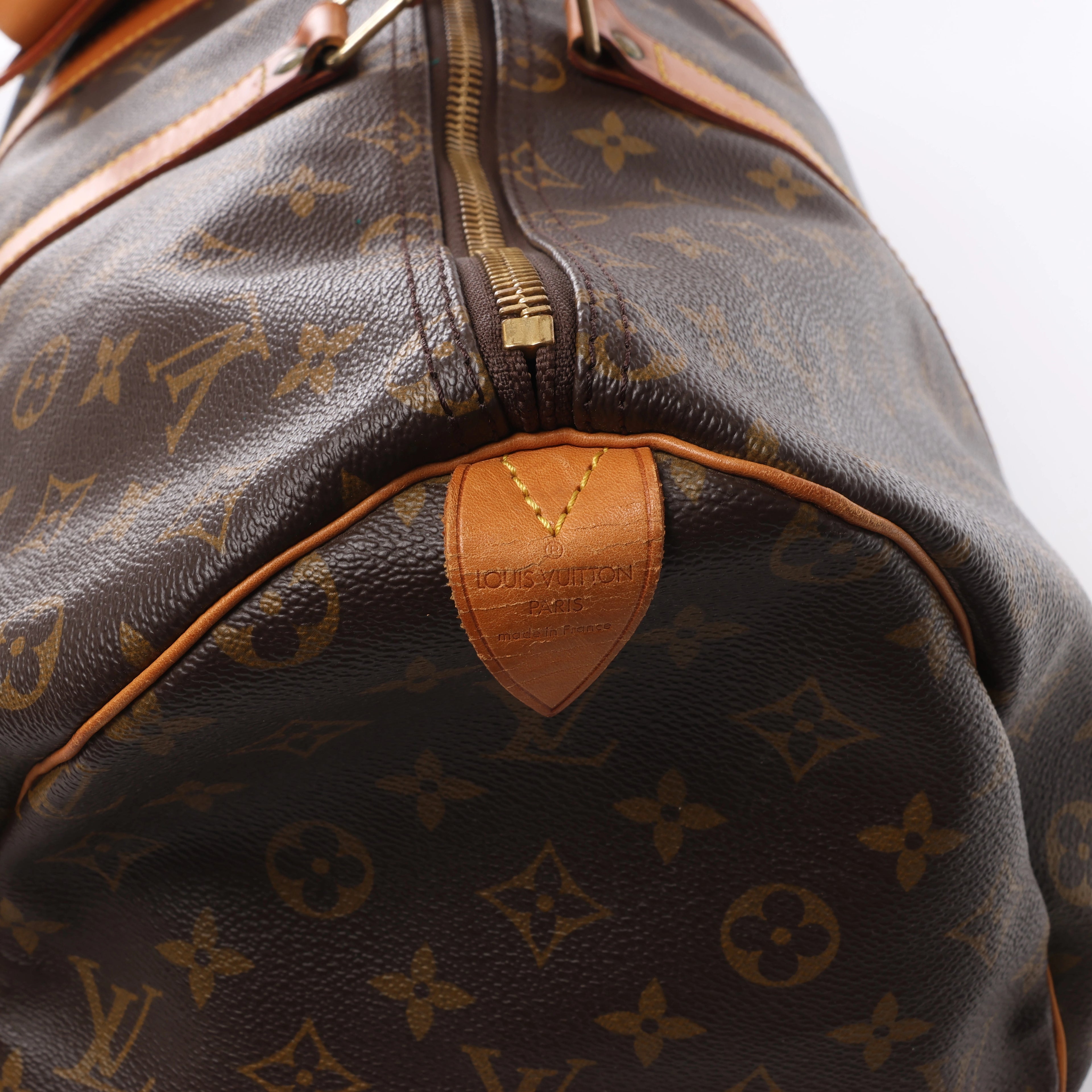 Bolso de viaje Louis Vuitton Keepall Bandoulière 50 Monogram Canvas en marrón M41416