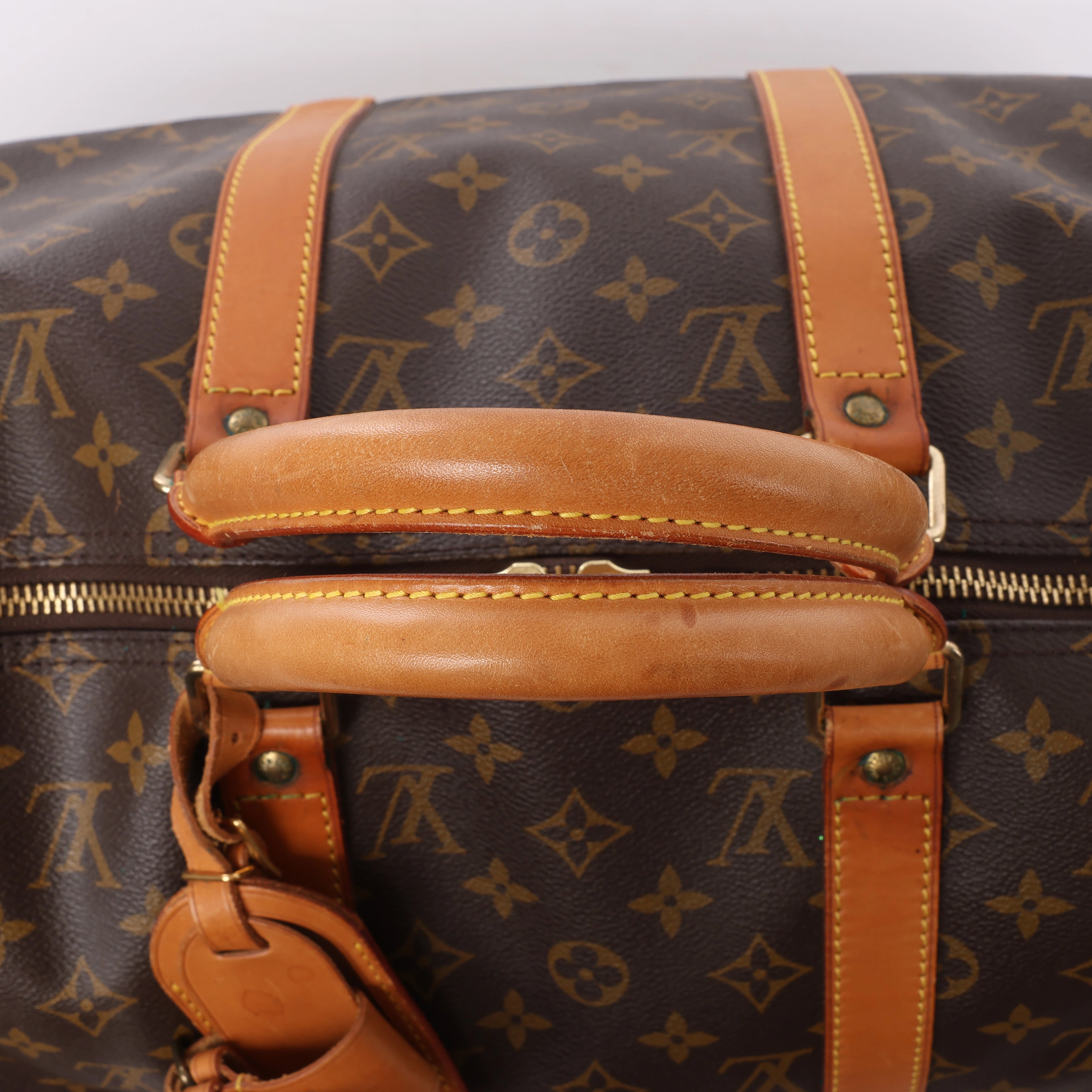 Bolso de viaje Louis Vuitton Keepall Bandoulière 50 Monogram Canvas en marrón M41416