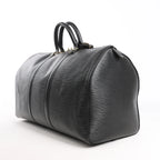 Louis Vuitton Keepall 50 Epi Leather Travel Bag in Black M42962