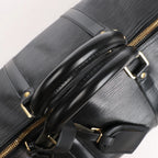 Louis Vuitton Keepall 50 Epi Leather Travel Bag in Black M42962