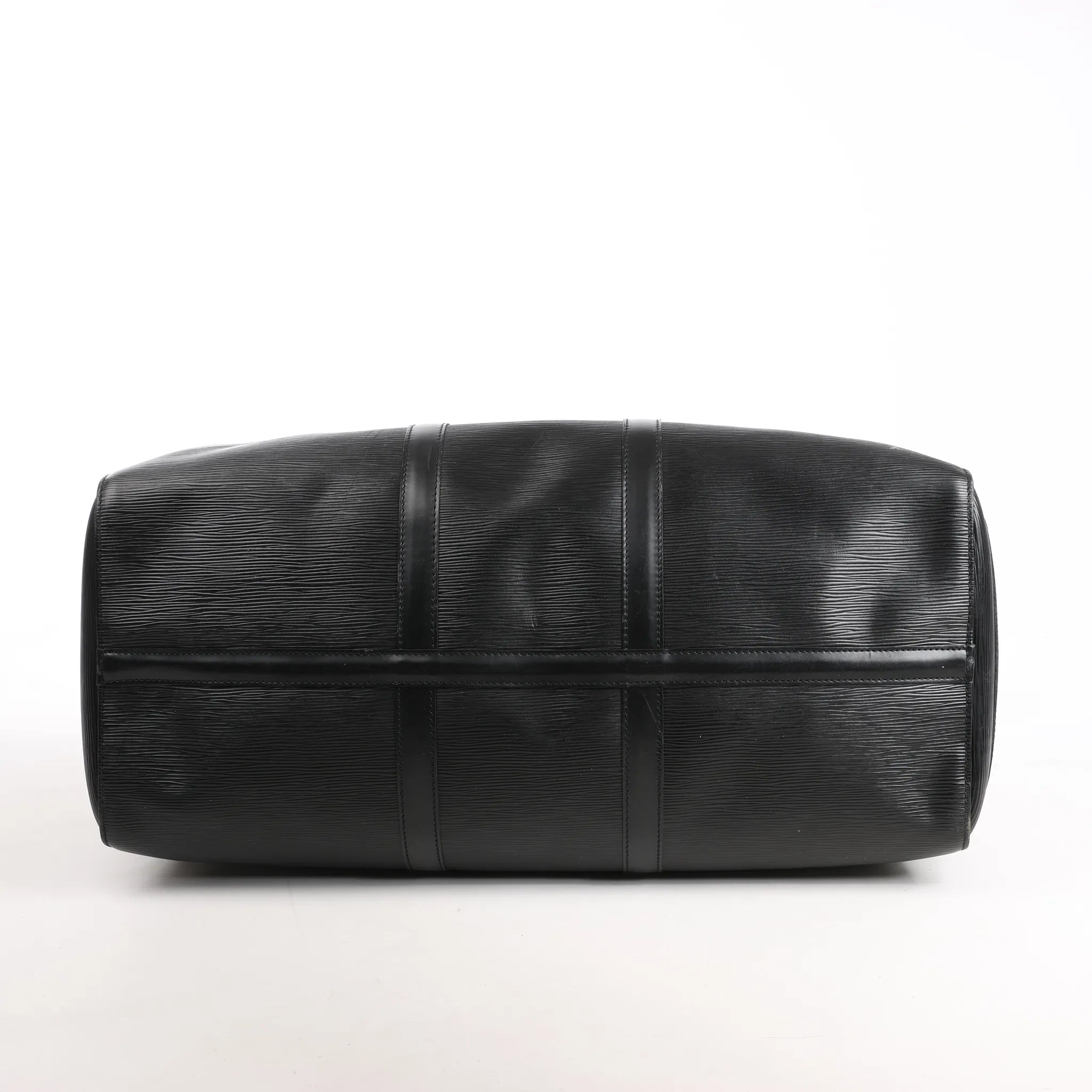Louis Vuitton Keepall 50 Epi Leather Travel Bag in Black M42962