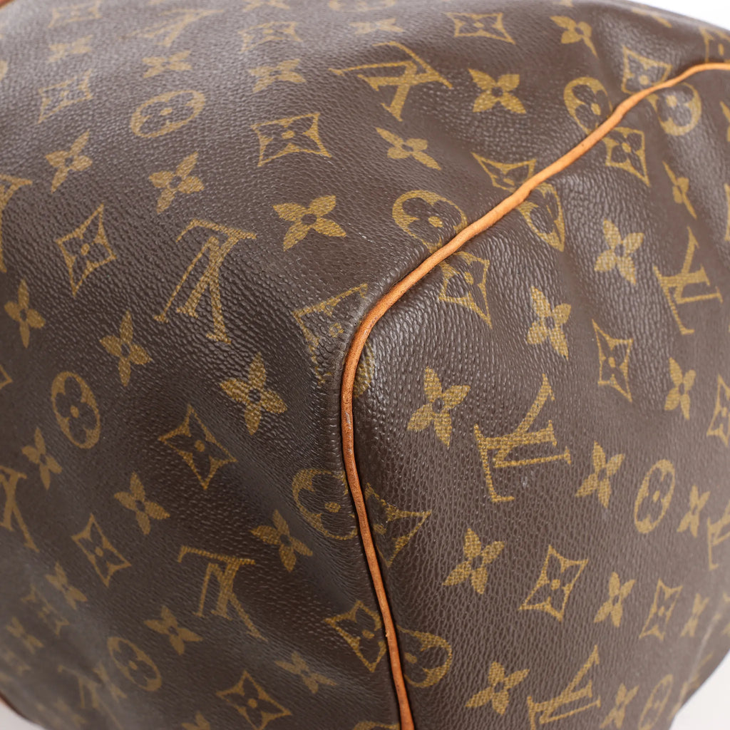 Louis Vuitton Keepall 55 Monogram Canvas Travel Bag in Brown M41424