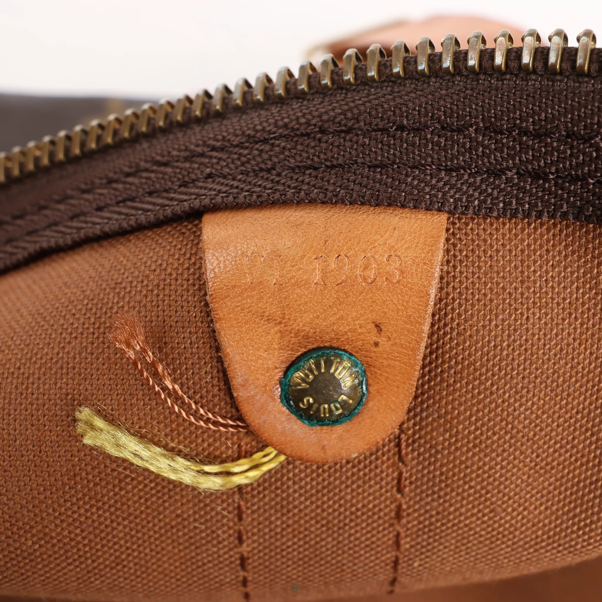 Louis Vuitton Keepall 55 Monogram Canvas Travel Bag in Brown M41424