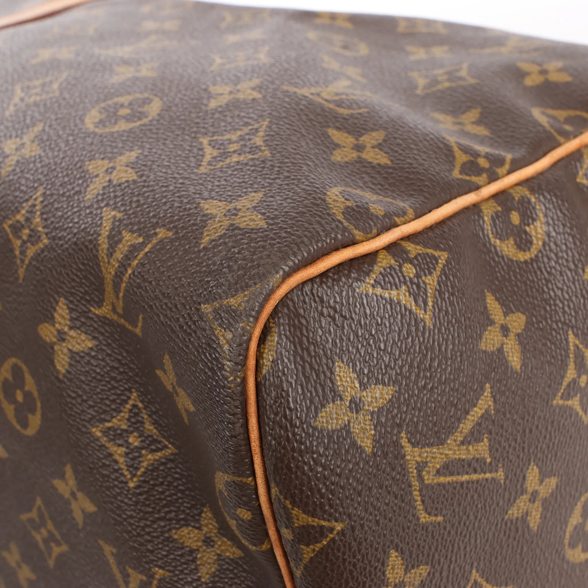 Louis Vuitton Keepall 55 Monogram Canvas Travel Bag in Brown M41424
