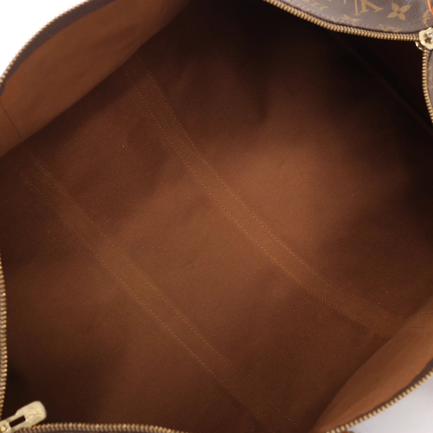 Louis Vuitton Keepall 55 Monogram Canvas Travel Bag in Brown