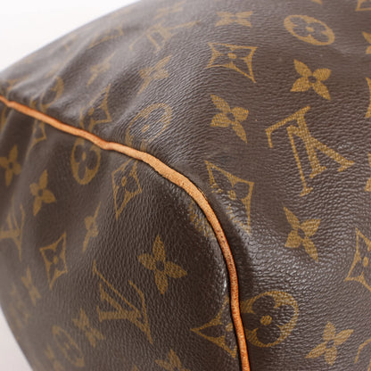 Louis Vuitton Keepall 55 Monogram Canvas Travel Bag in Brown