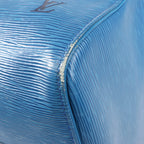Louis Vuitton Epi Leather Keepall 55 Travel Bag in Blue M42955