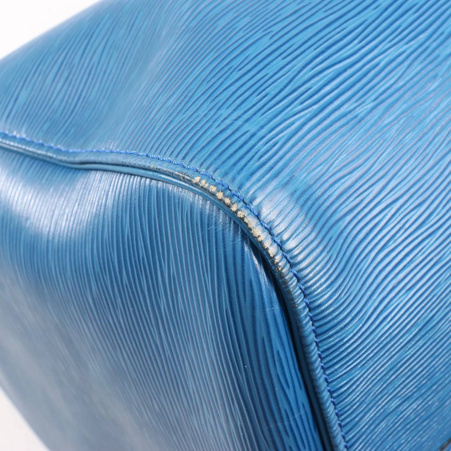 Louis Vuitton Epi Leather Keepall 55 Travel Bag in Blue M42955