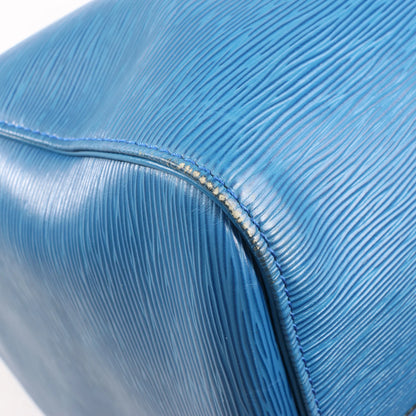 Louis Vuitton Epi Leather Keepall 55 Travel Bag in Blue M42955