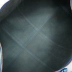 Louis Vuitton Epi Leather Keepall 55 Travel Bag in Blue M42955