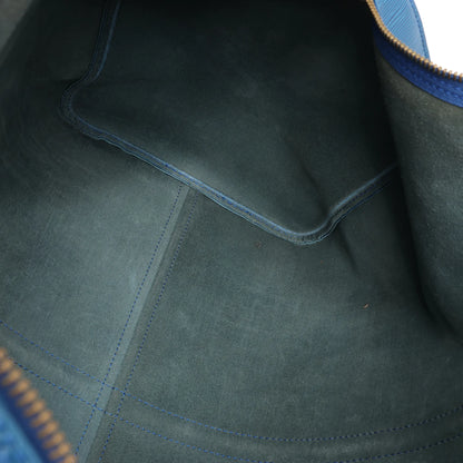 Louis Vuitton Epi Leather Keepall 55 Travel Bag in Blue M42955