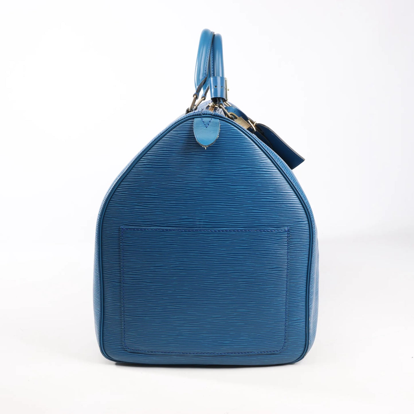 Louis Vuitton Epi Leather Keepall 55 Travel Bag in Blue M42955