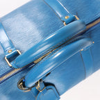 Louis Vuitton Epi Leather Keepall 55 Travel Bag in Blue M42955