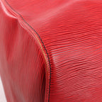 Louis Vuitton Keepall 55 Epi Leather Travel Bag in Red M42957