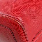 Louis Vuitton Keepall 55 Epi Leather Travel Bag in Red M42957
