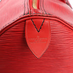 Louis Vuitton Keepall 55 Epi Leather Travel Bag in Red M42957