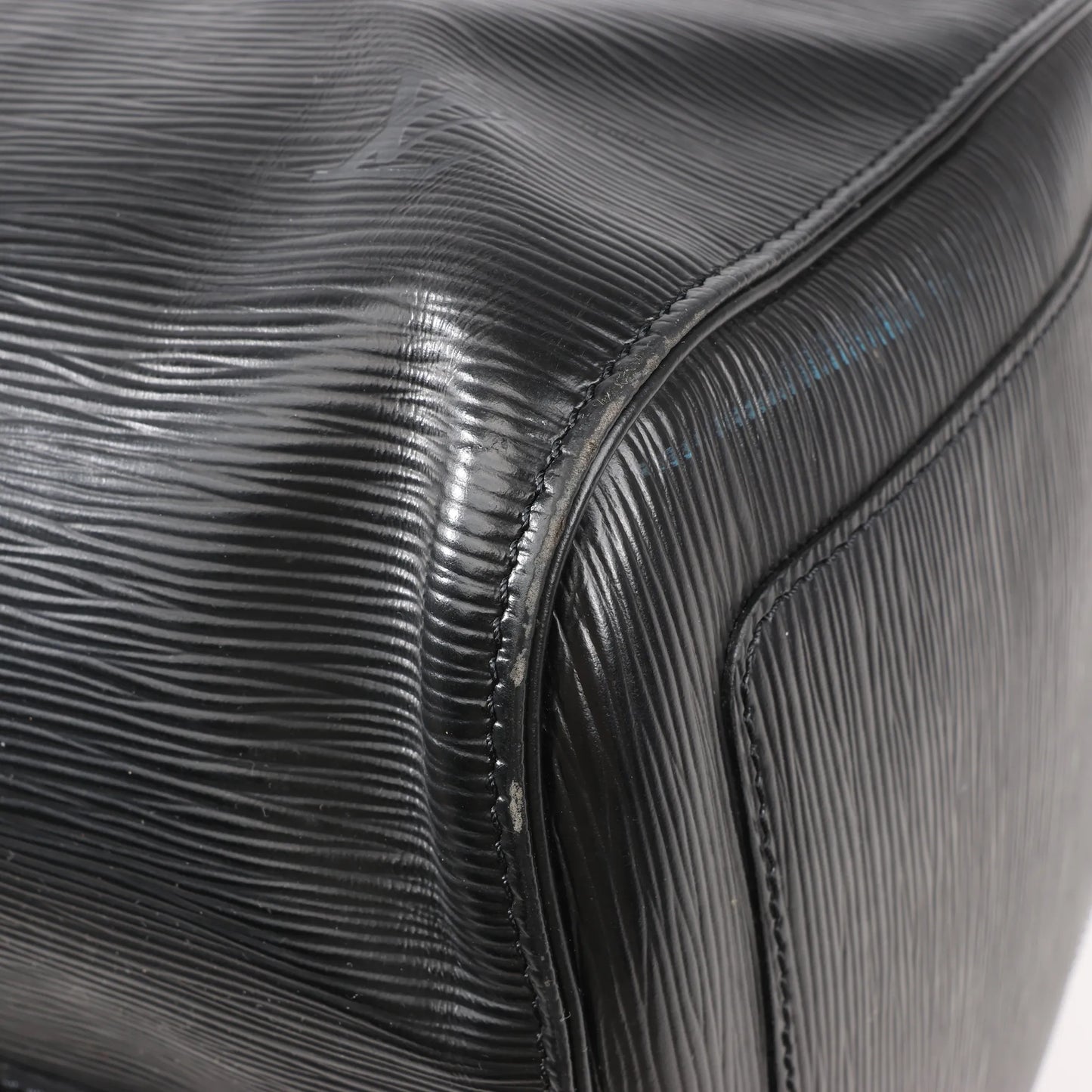 Louis Vuitton Epi Leather Keepall 55 Travel Bag in Black M59142