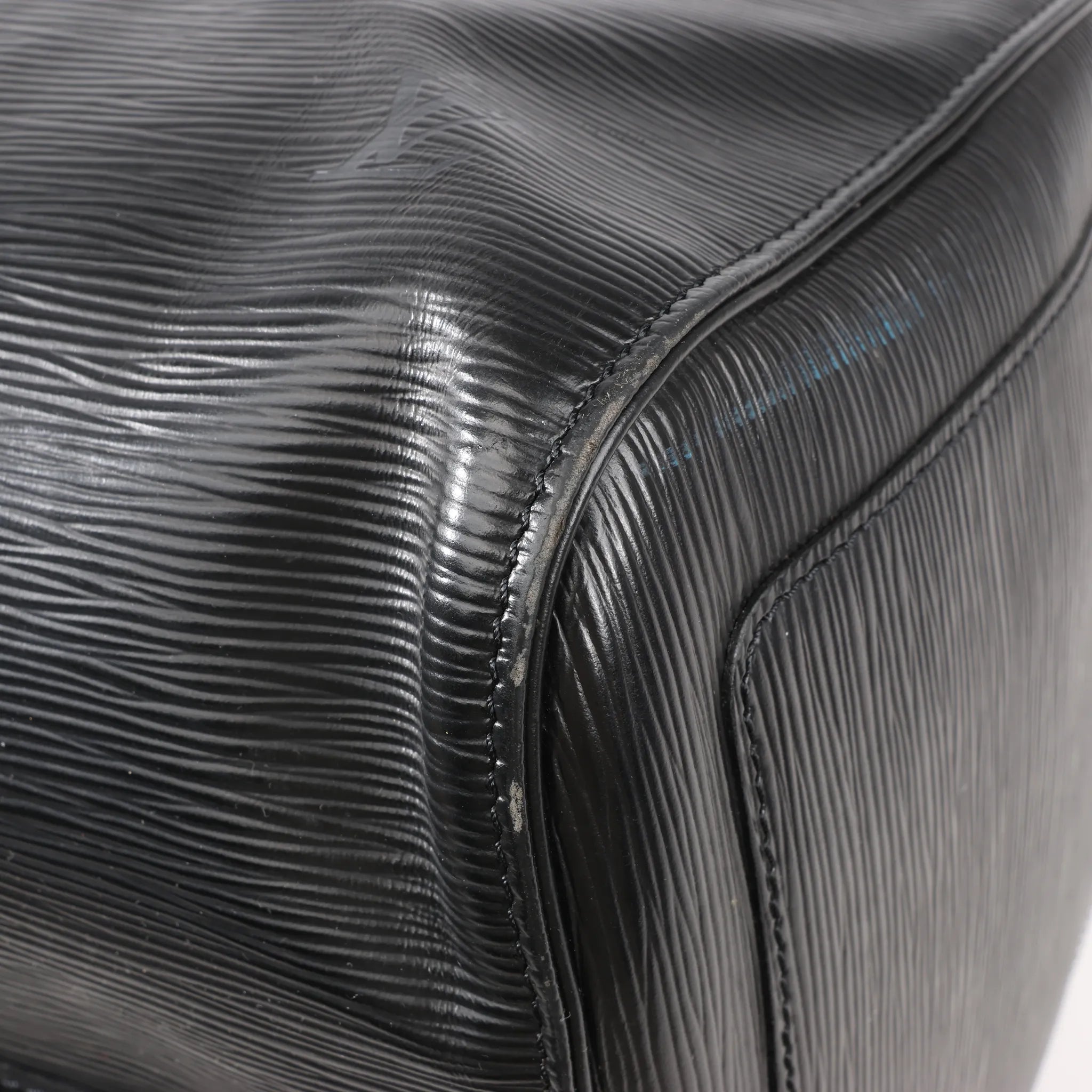 Louis Vuitton Epi Leather Keepall 55 Travel Bag in Black M59142