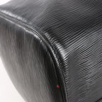 Louis Vuitton Epi Leather Keepall 55 Travel Bag in Black M59142