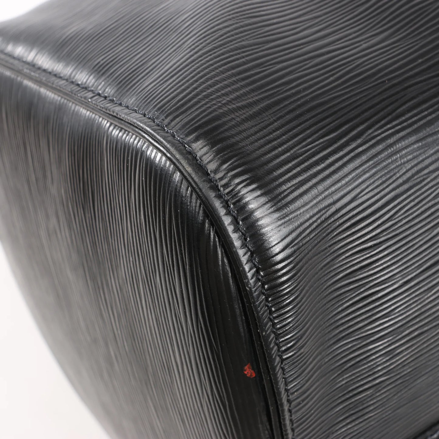 Louis Vuitton Epi Leather Keepall 55 Travel Bag in Black M59142