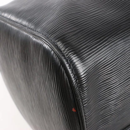 Louis Vuitton Epi Leather Keepall 55 Travel Bag in Black M59142