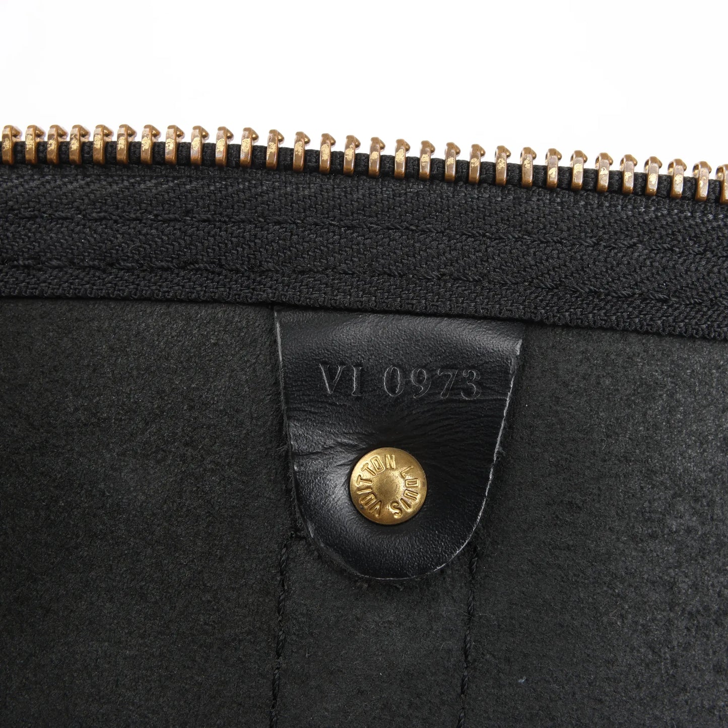 Louis Vuitton Epi Leather Keepall 55 Travel Bag in Black M59142