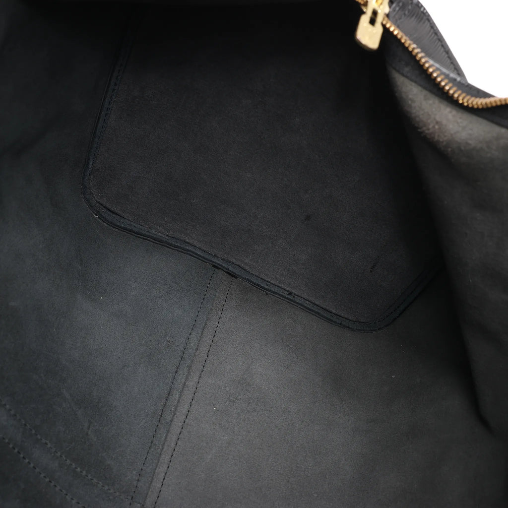 Louis Vuitton Epi Leather Keepall 55 Travel Bag in Black M59142