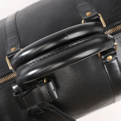Louis Vuitton Epi Leather Keepall 55 Travel Bag in Black M59142