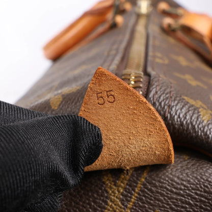 Louis Vuitton Monogram Canvas Keepall 55 Travel Bag M41424