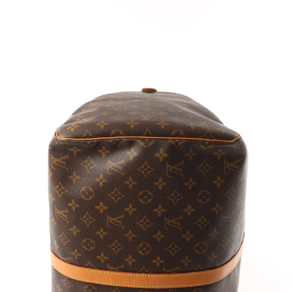 Louis Vuitton Keepall 55 Monogram Canvas Travel Bag in Brown M41424