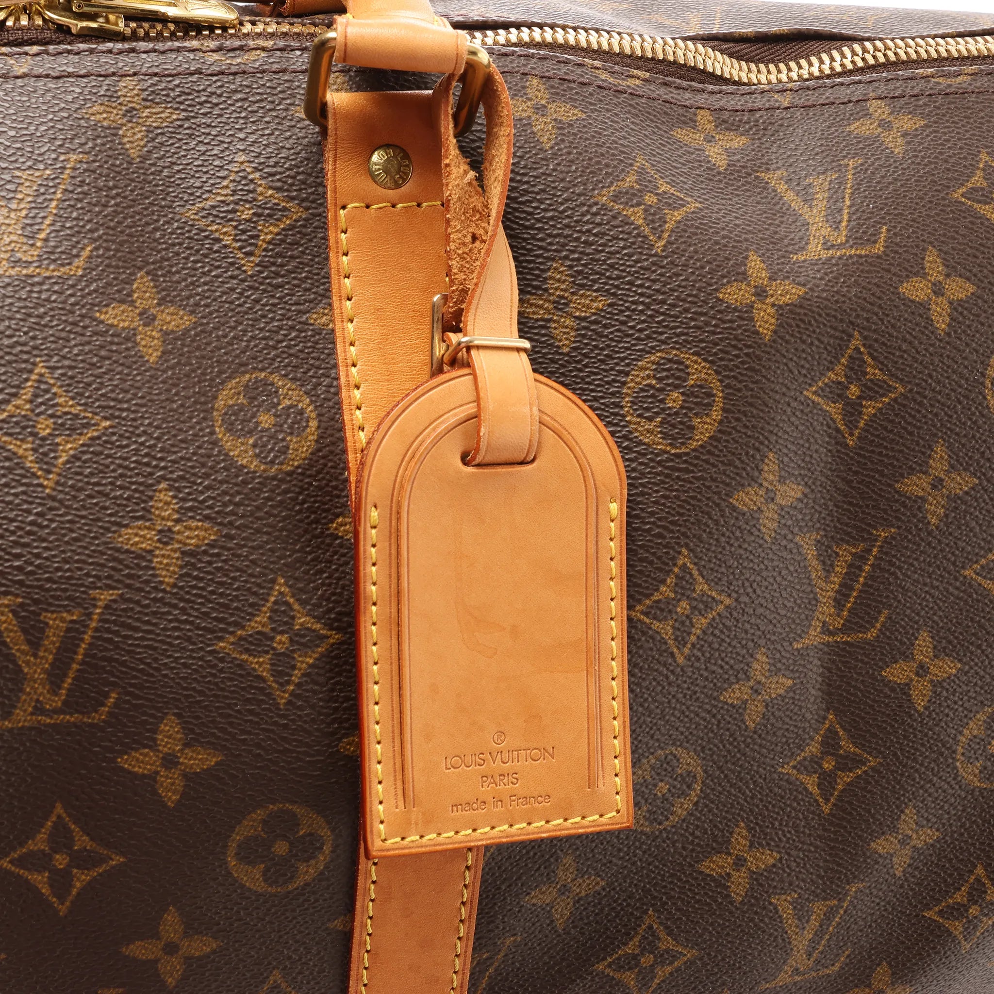 Louis Vuitton Keepall 55 Monogram Canvas Travel Bag in Brown M41424