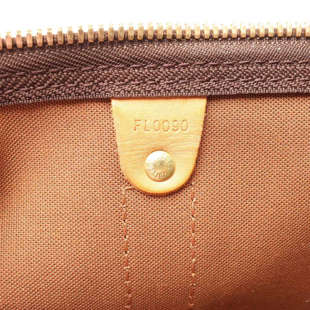 Louis Vuitton Keepall 55 Monogram Canvas Travel Bag in Brown M41424