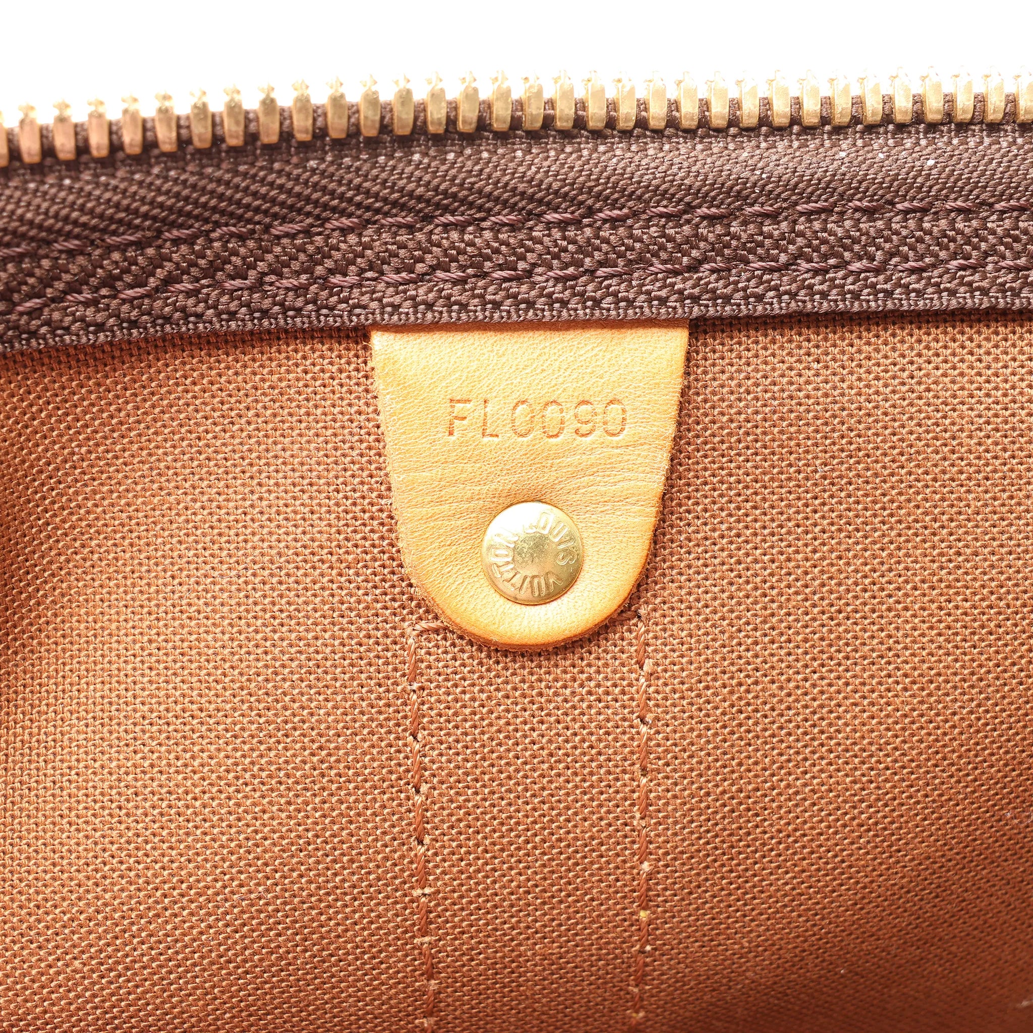 Louis Vuitton Keepall 55 Monogram Canvas Travel Bag in Brown M41424