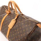 Louis Vuitton Keepall 55 Monogram Canvas Travel Bag in Brown M41424